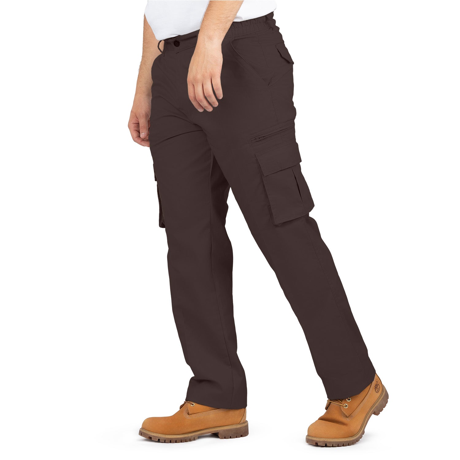 Cargo Pants with 8 Pockets and Belt