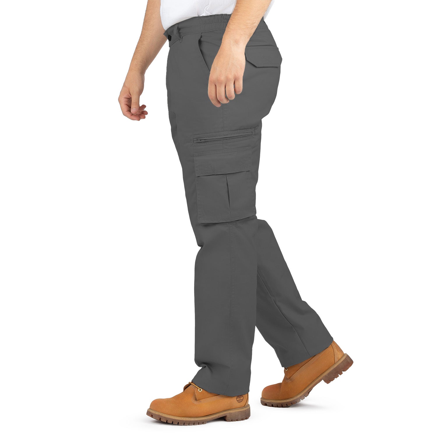 Cargo Pants with 8 Pockets and Belt