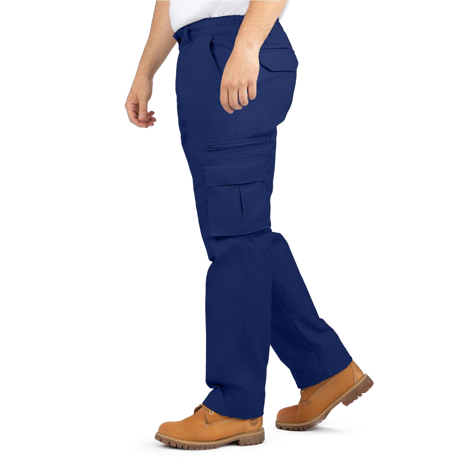 Cargo Pants with 8 Pockets and Belt
