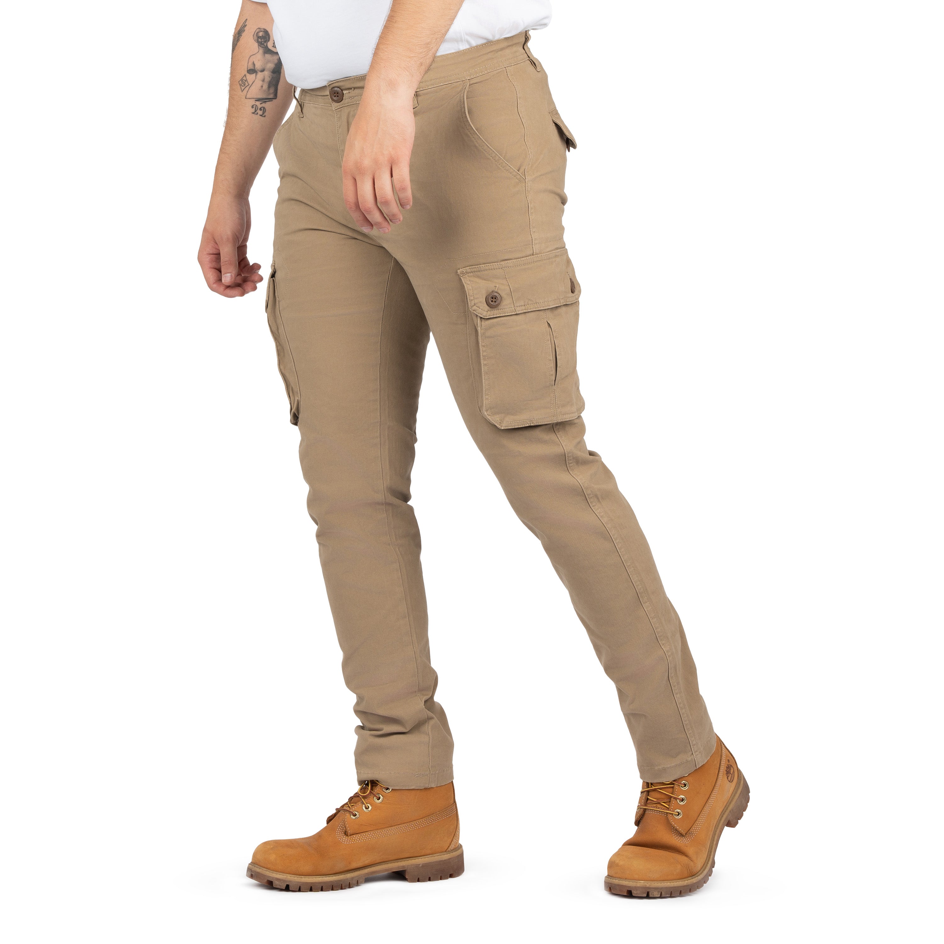 Men's Skinny Lycra Cargo Pants