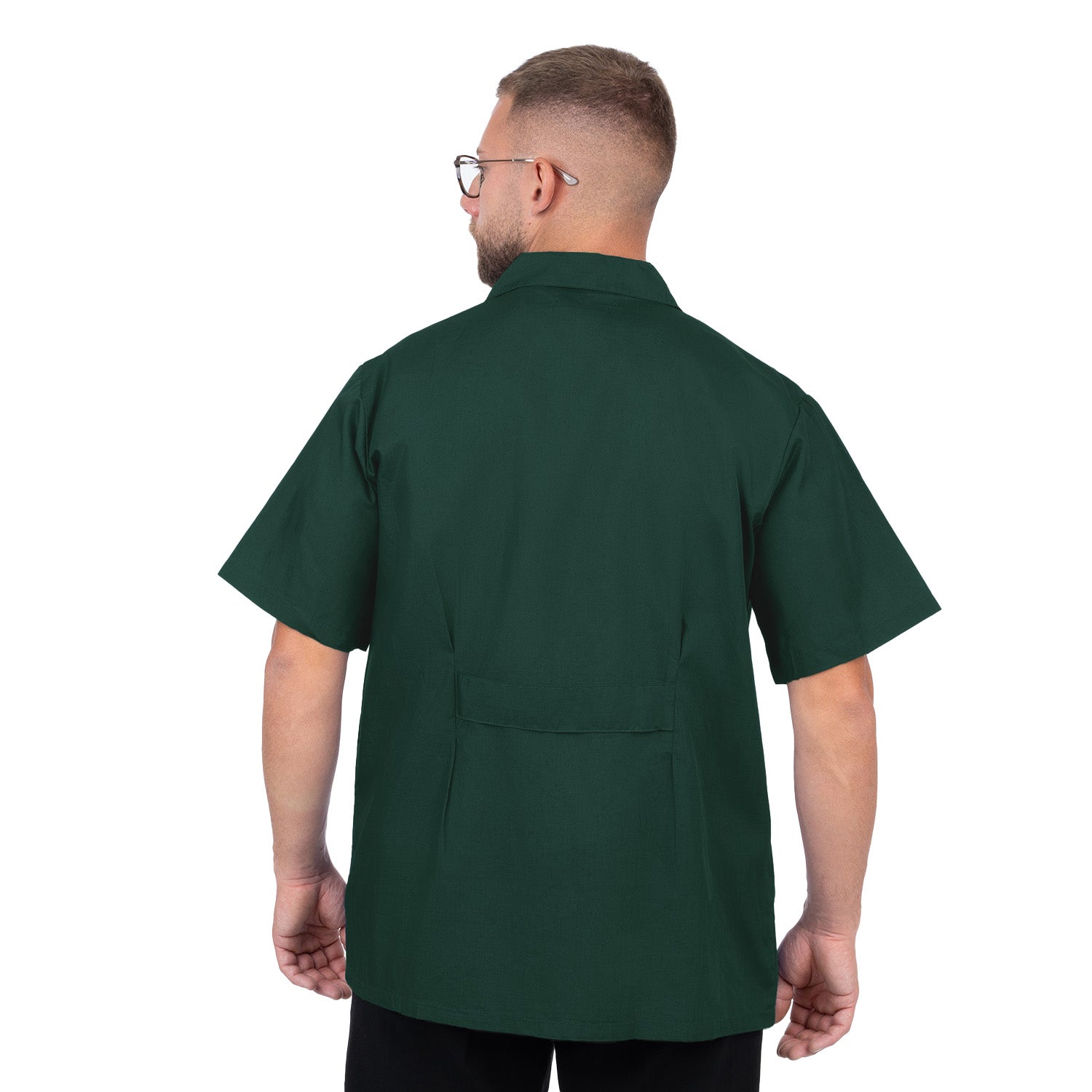 Short Sleeve Lab Coat