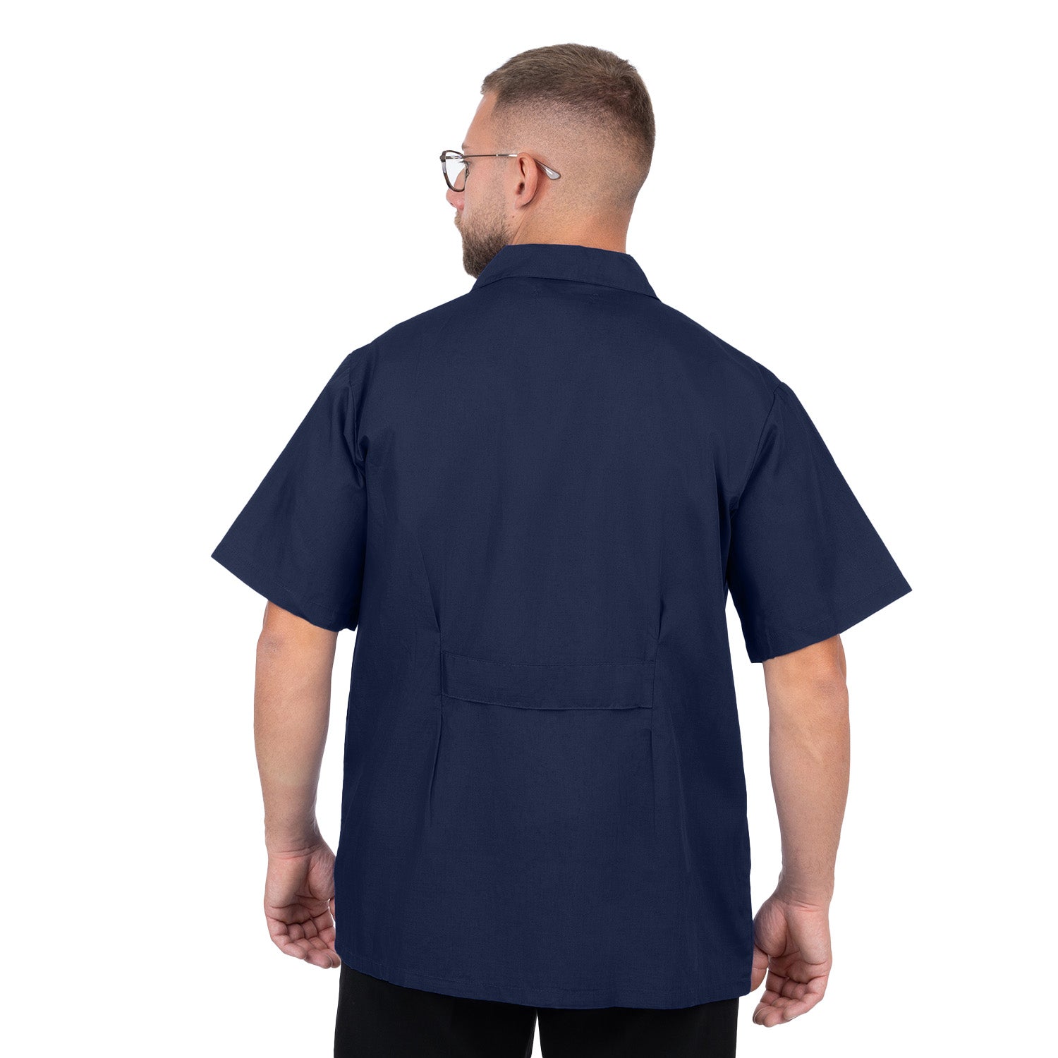 Short Sleeve Lab Coat