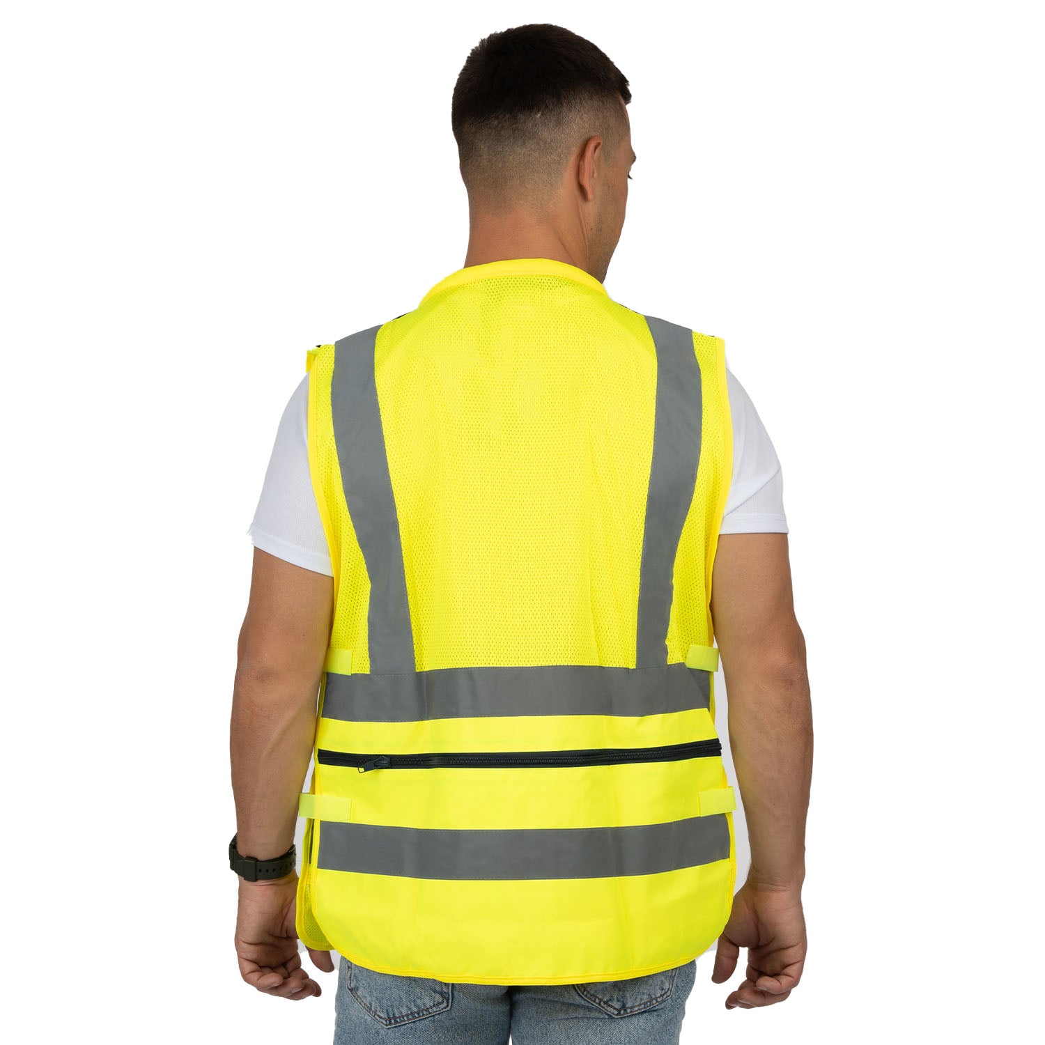 Paramedic Vest with Reflective Stripes with Mesh