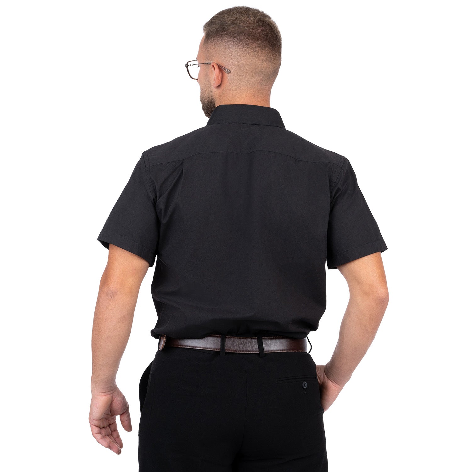 Short Sleeve Dyolen Cotton Shirt