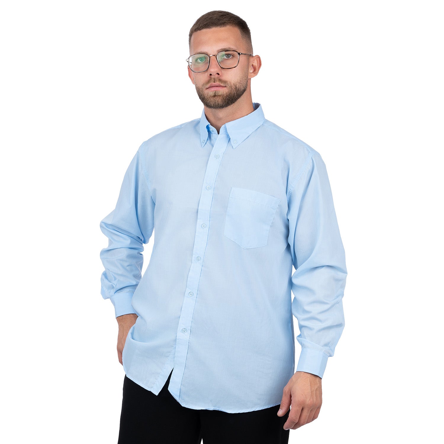 Long Sleeve Dyolen Cotton Shirt