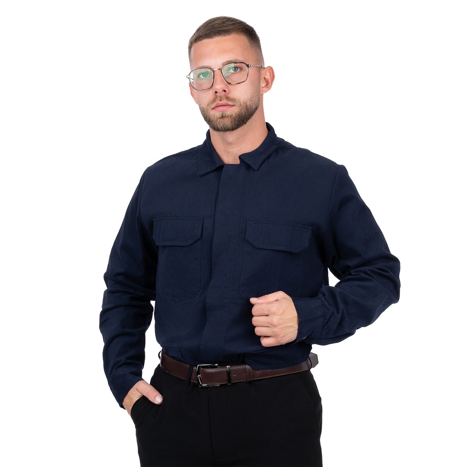 Welder Work Shirt with 4 Pockets
