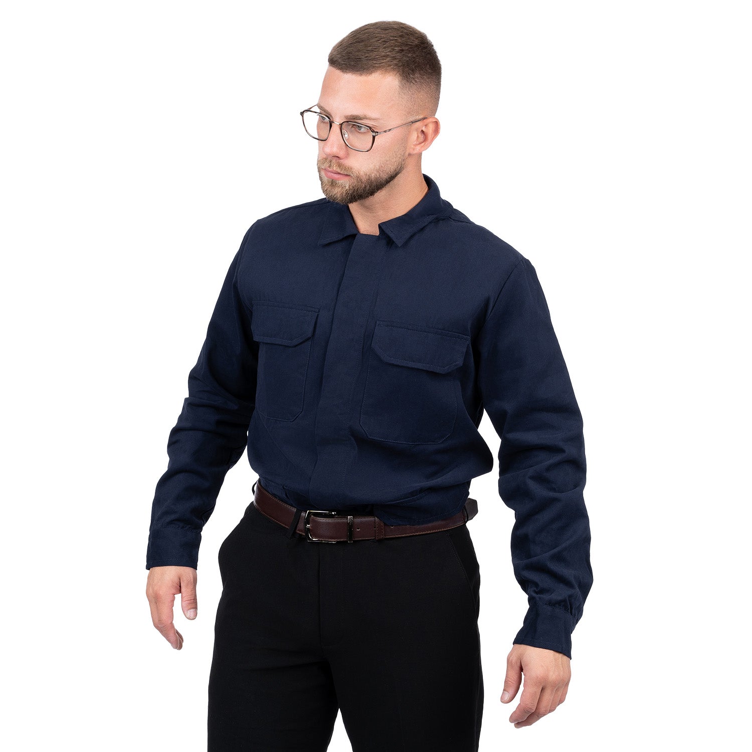 Welder Work Shirt with 4 Pockets