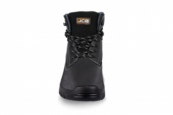 Work Boot – Black Smooth Leather