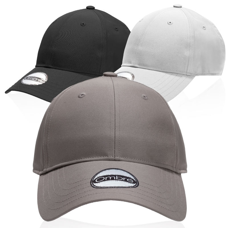 Jason 6-Panel Microfiber Cap with COOL Inner Lining