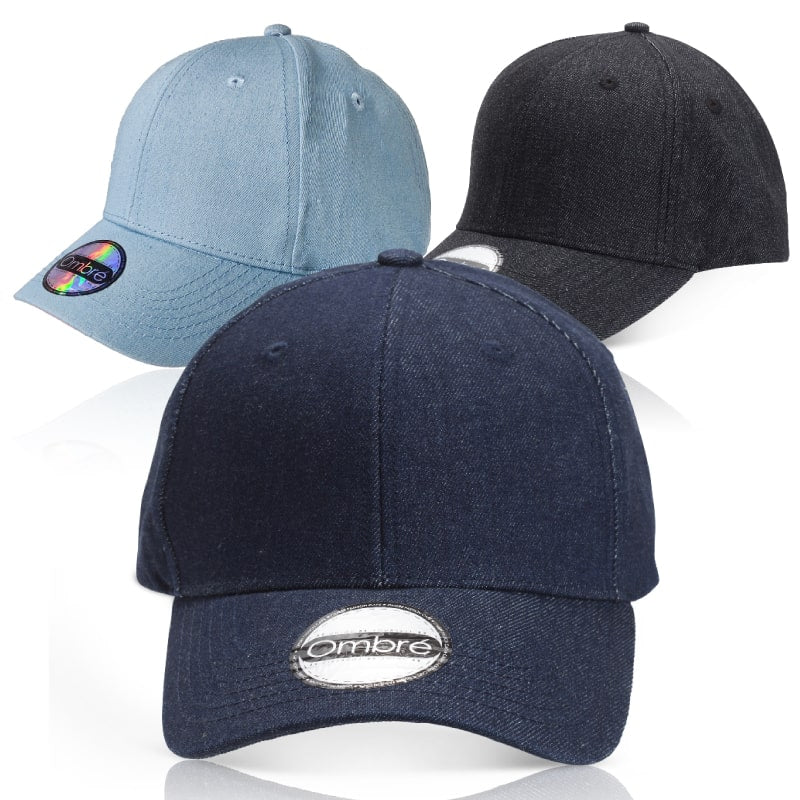 Bill 6-Panel Premium Denim Cap