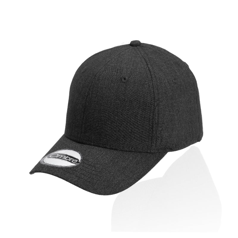 Vince 6-Panel Melange Stretch-Fit Cap