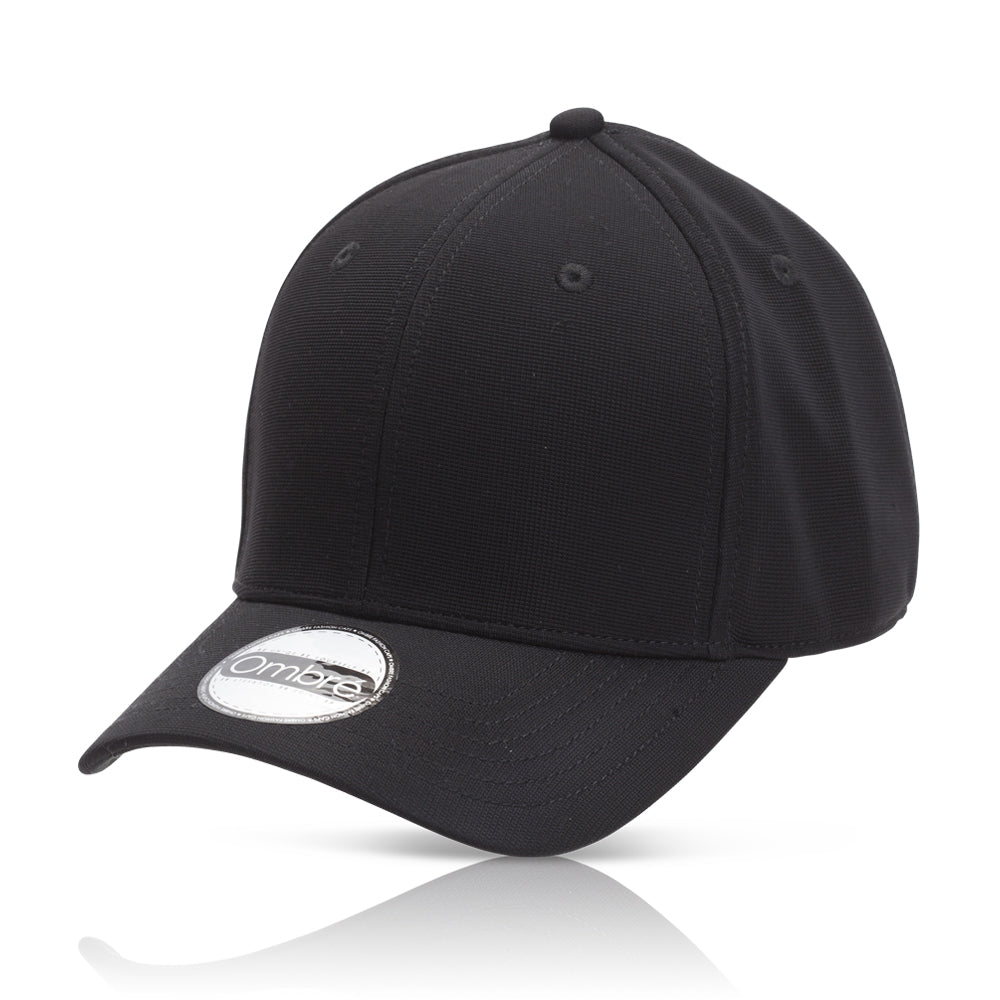 Bob 6-Panel Moisture-Wicking Stretch-Fit Cap