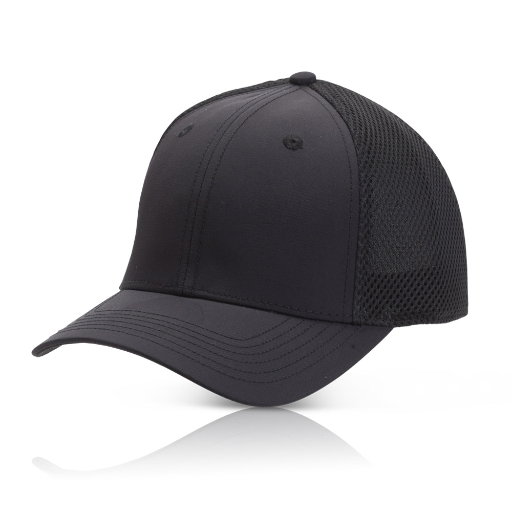 Tony 6-Panel Microfiber & Mesh Stretch-Fit Cap