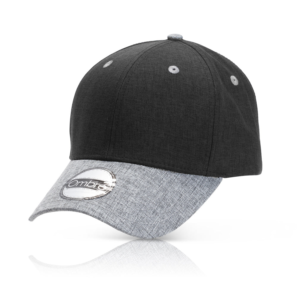 John 6-Panel Two-Tone Melange Cap