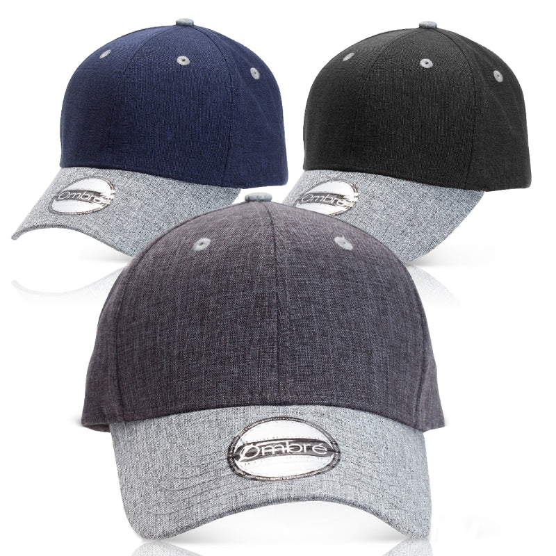 John 6-Panel Two-Tone Melange Cap