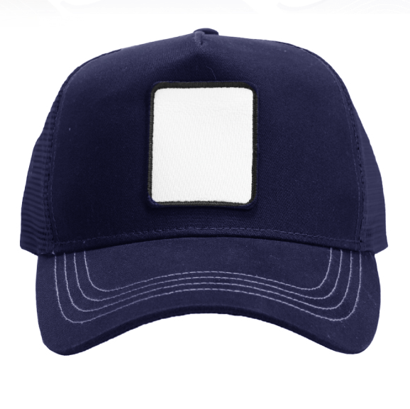 Justin 5-Panel Mesh Cap with Optional Patch Panel