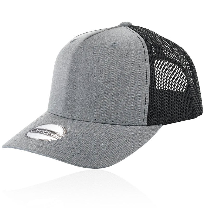 Justin 5-Panel Mesh Cap with Optional Patch Panel