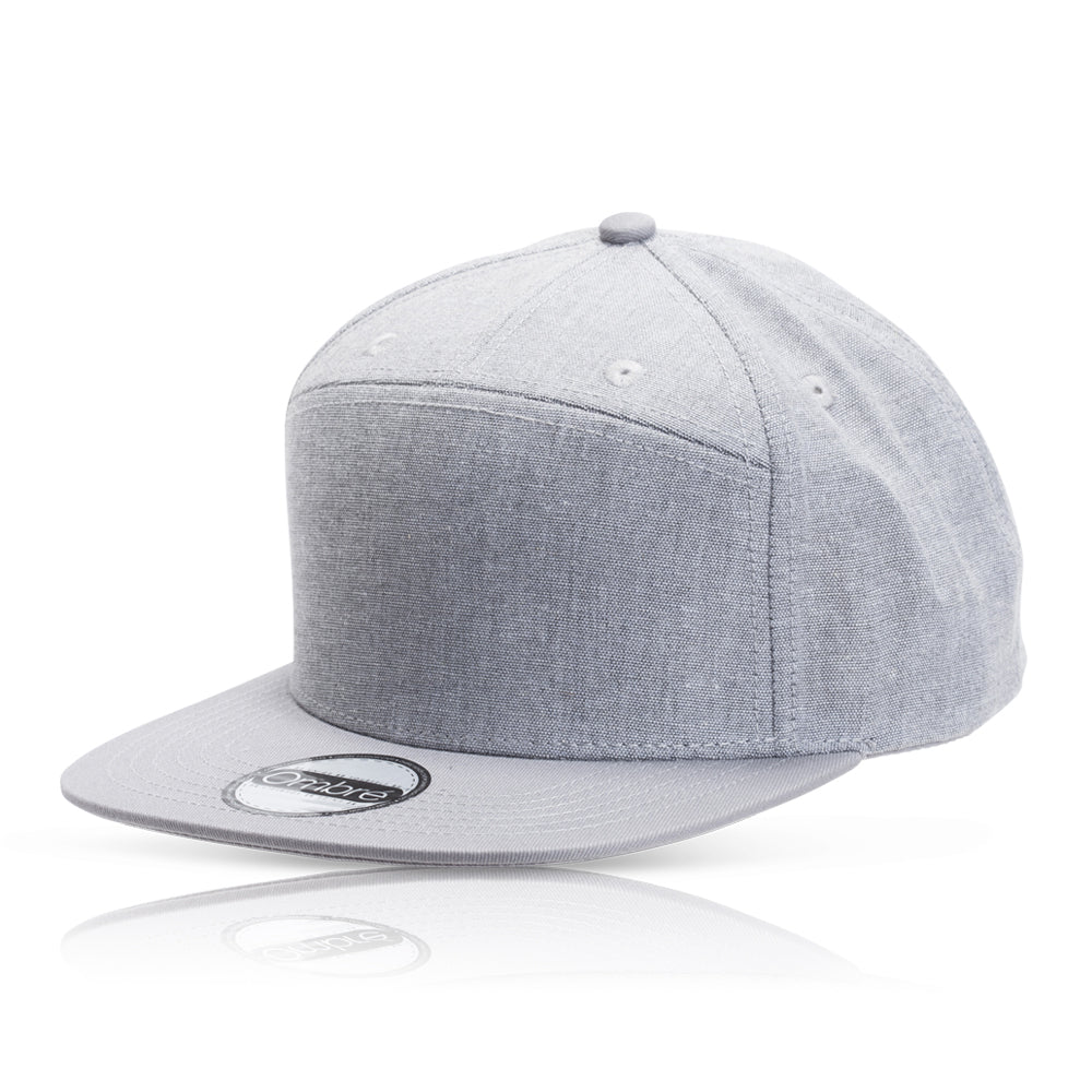 Max 7-Panel Flat-Visor Melange Cap