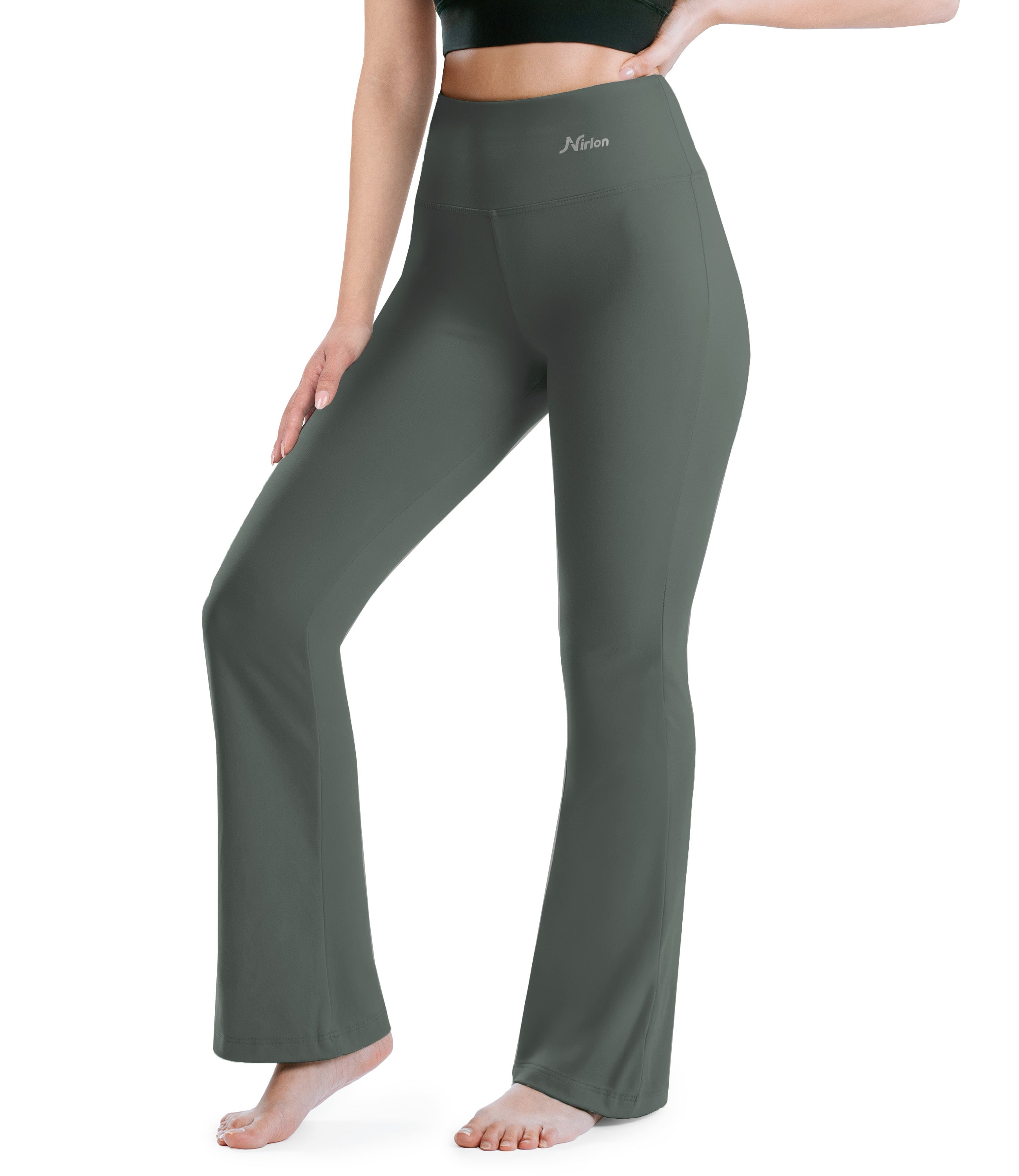 Wide Leg Bootleg Leggings Uk High Waist Bootcut Leggings For Women