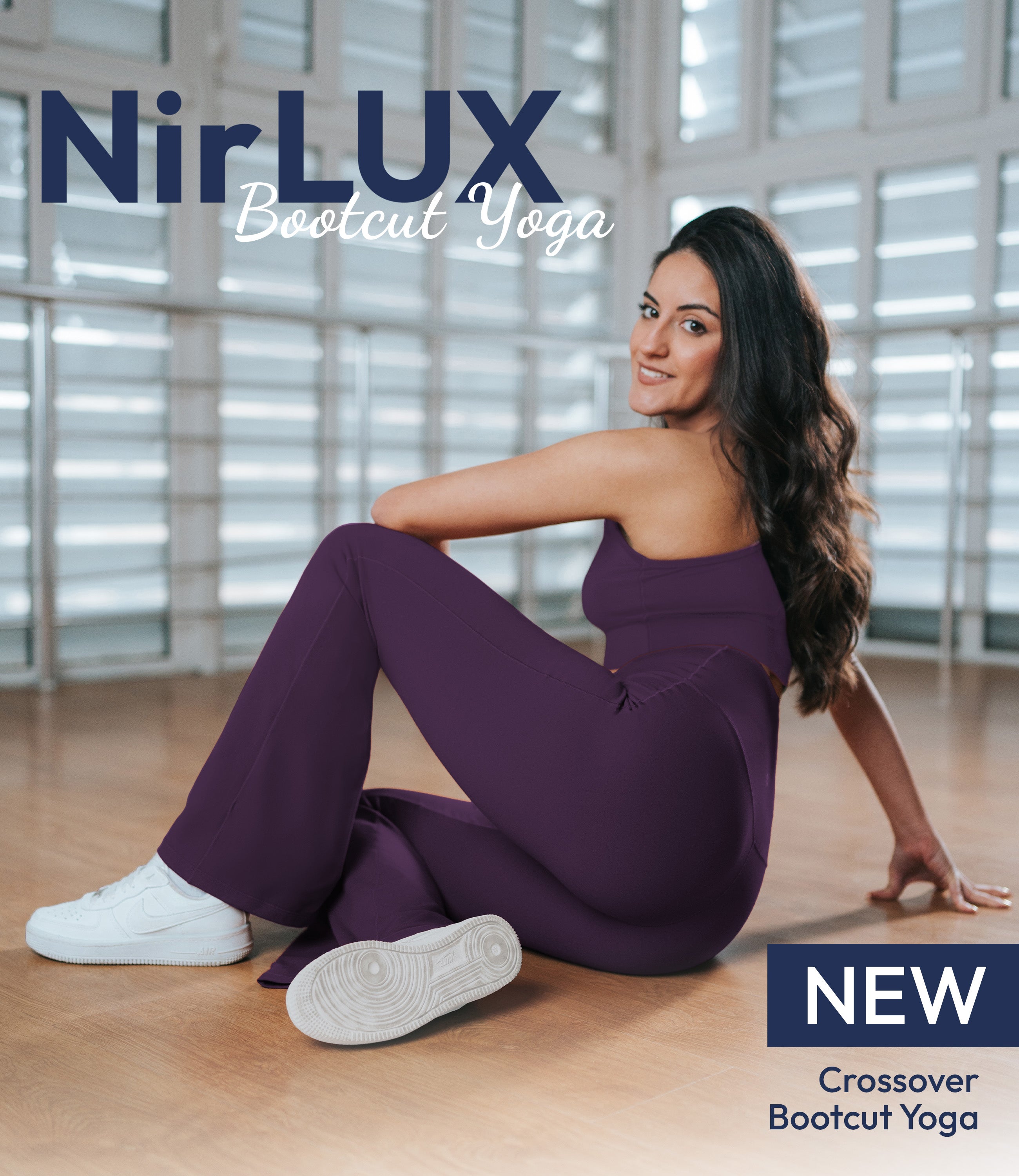 NirLUX Crossover Flare Yoga Pants