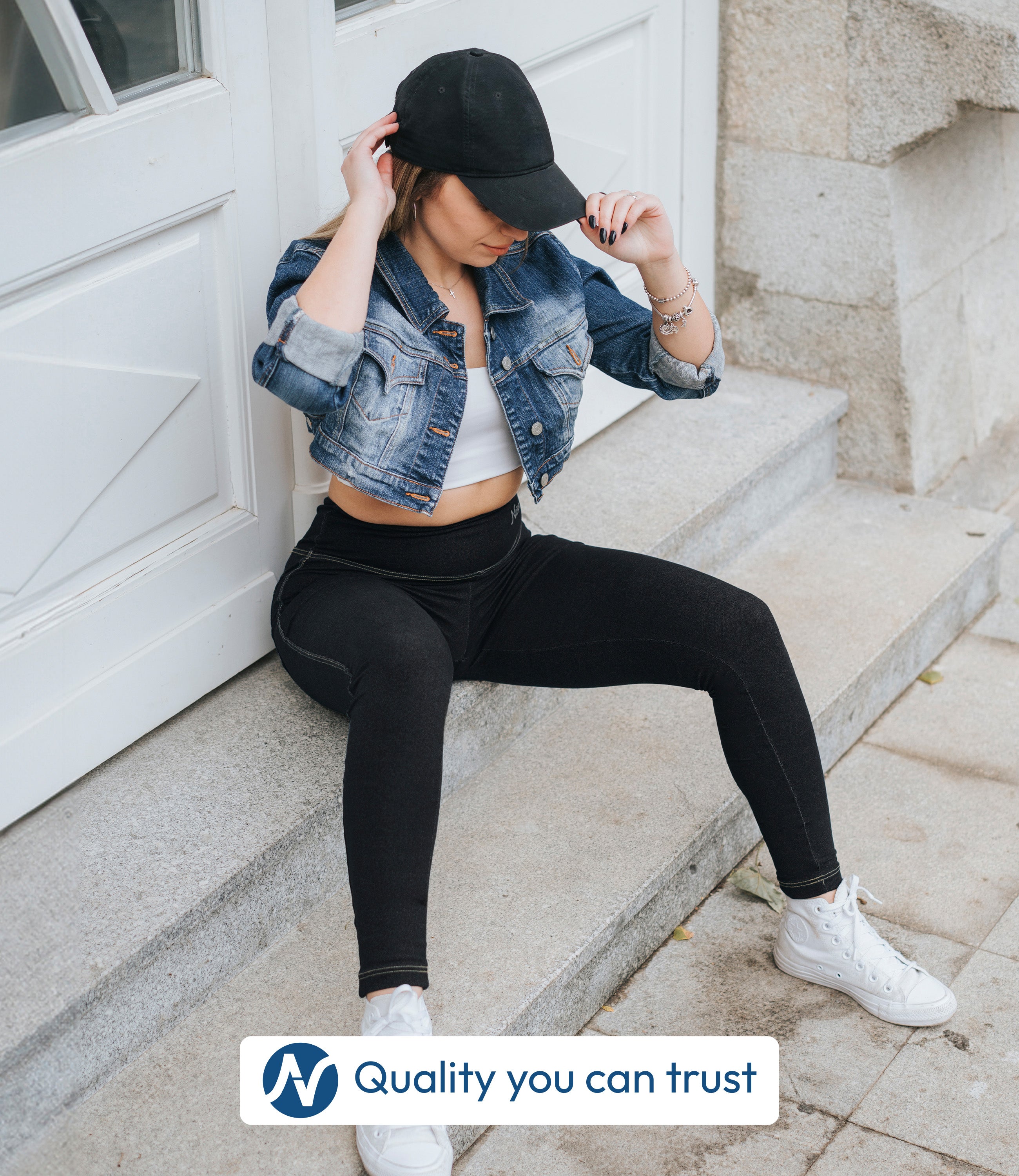 Denim-Look Jeggings