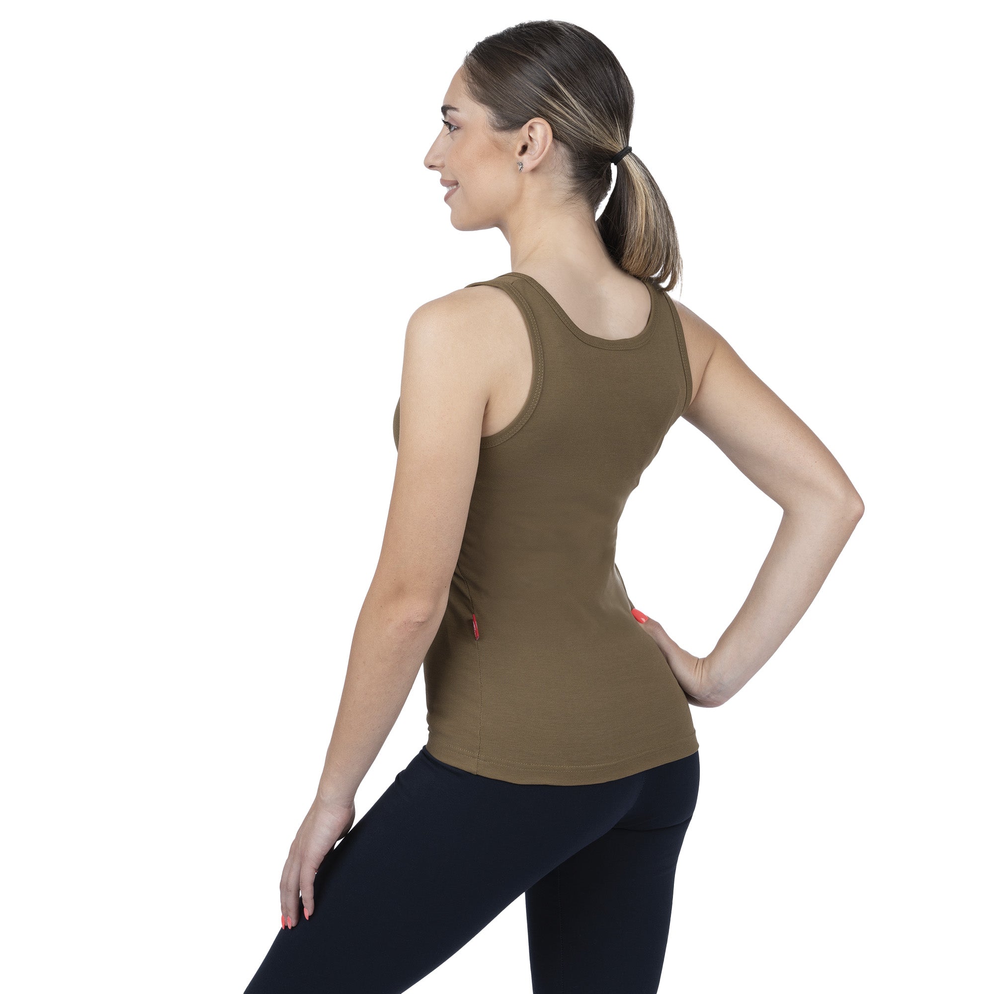 CottoNIR™ Ribbed Cotton Tank Top for Women