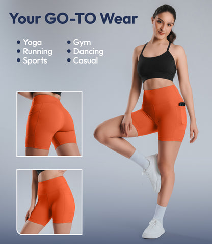 NirLUX Biker Shorts With Pockets Plus Sizes