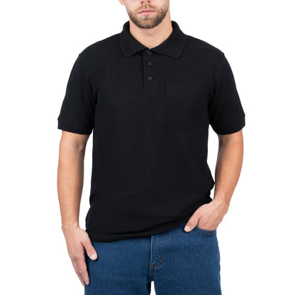 Short Sleeve Polo Shirt with Pocket