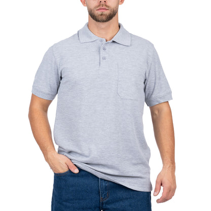 Short Sleeve Polo Shirt with Pocket