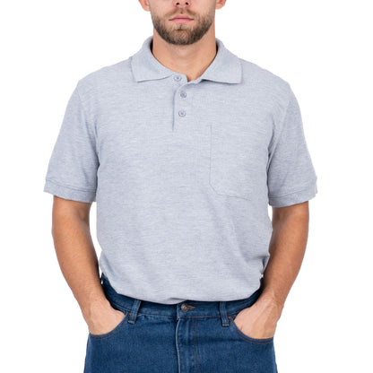 Short Sleeve Polo Shirt with Pocket