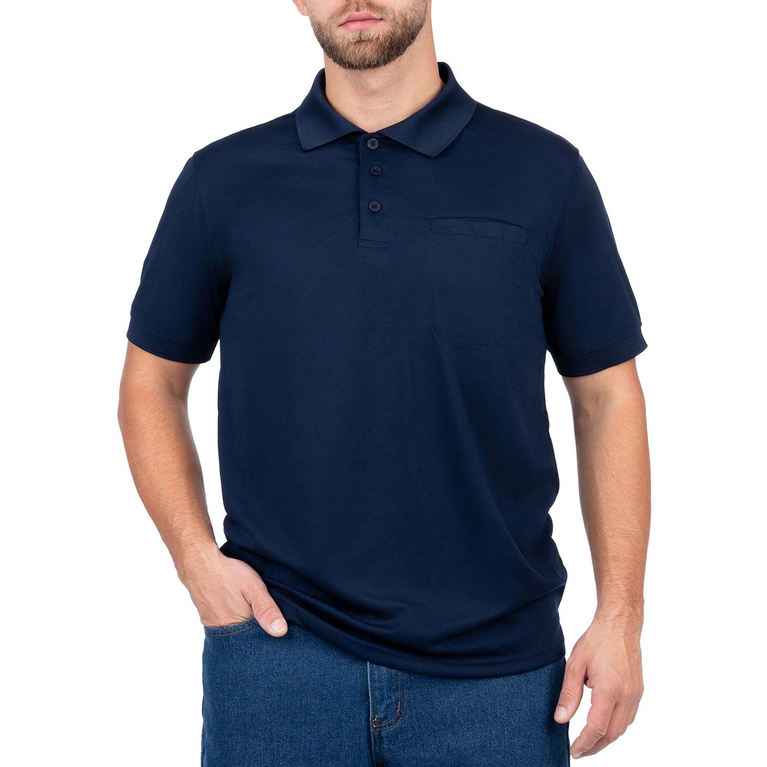 חולצת פולו Dri-Fit עם כיס נסתר