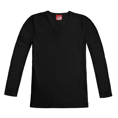 Ribbed Long Sleeve T-Shirt