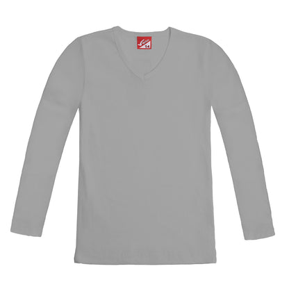 Ribbed Long Sleeve T-Shirt