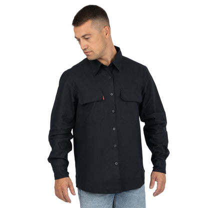 Work Shirt with Velcro Pockets