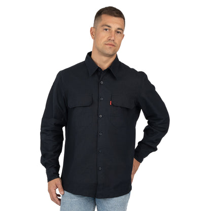 Work Shirt with Velcro Pockets