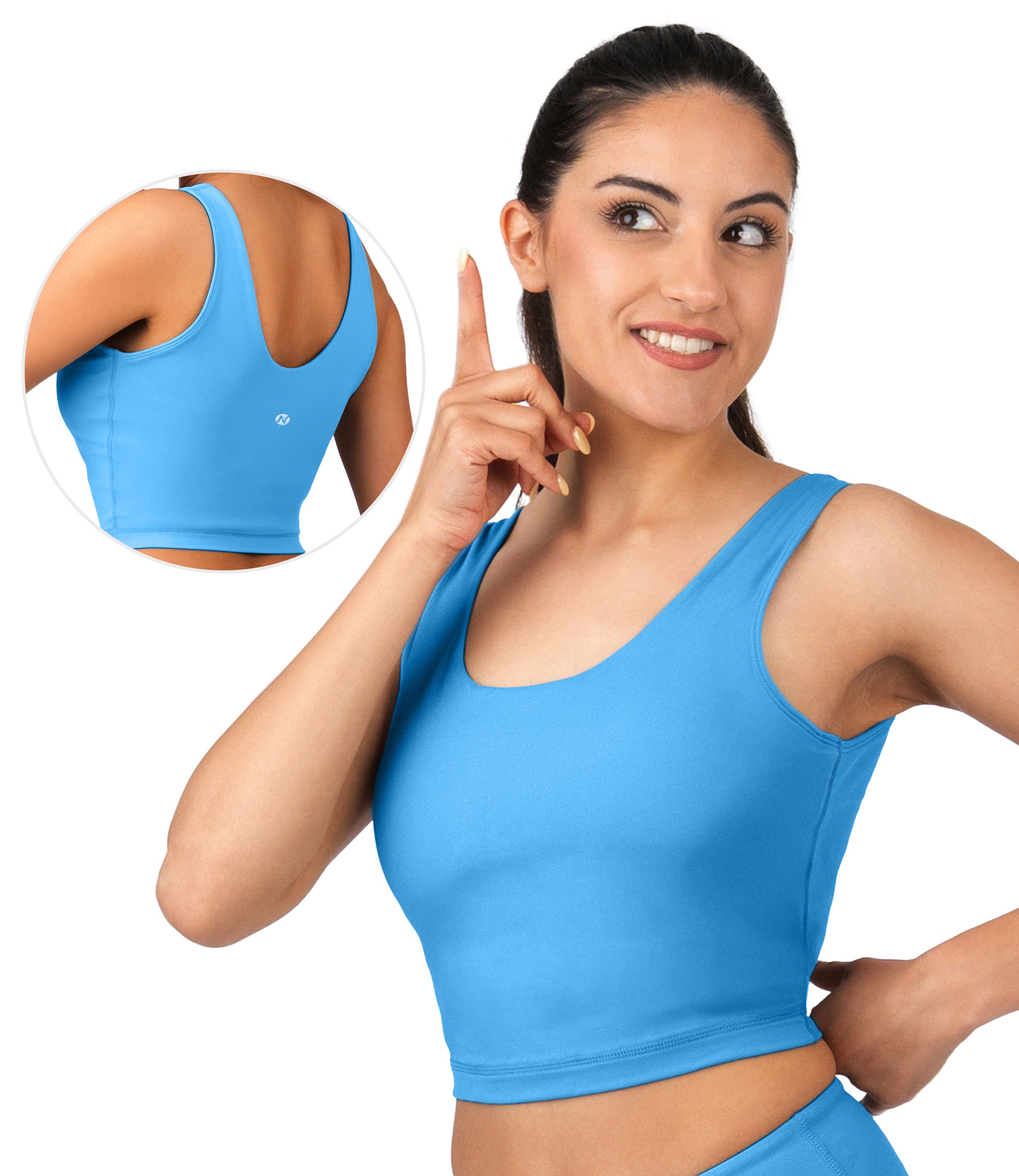 NirLUX™ U Back Sports Bra Longline Tank Top for Women