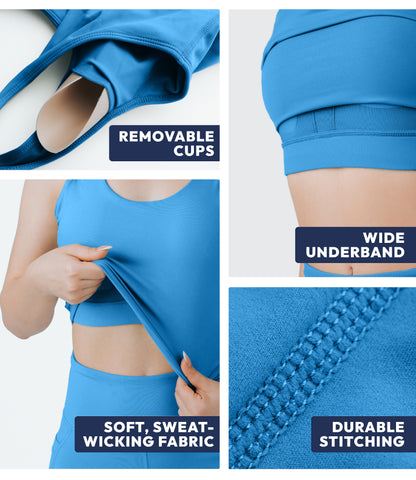 NirLUX™ U Back Sports Bra Longline Tank Top for Women