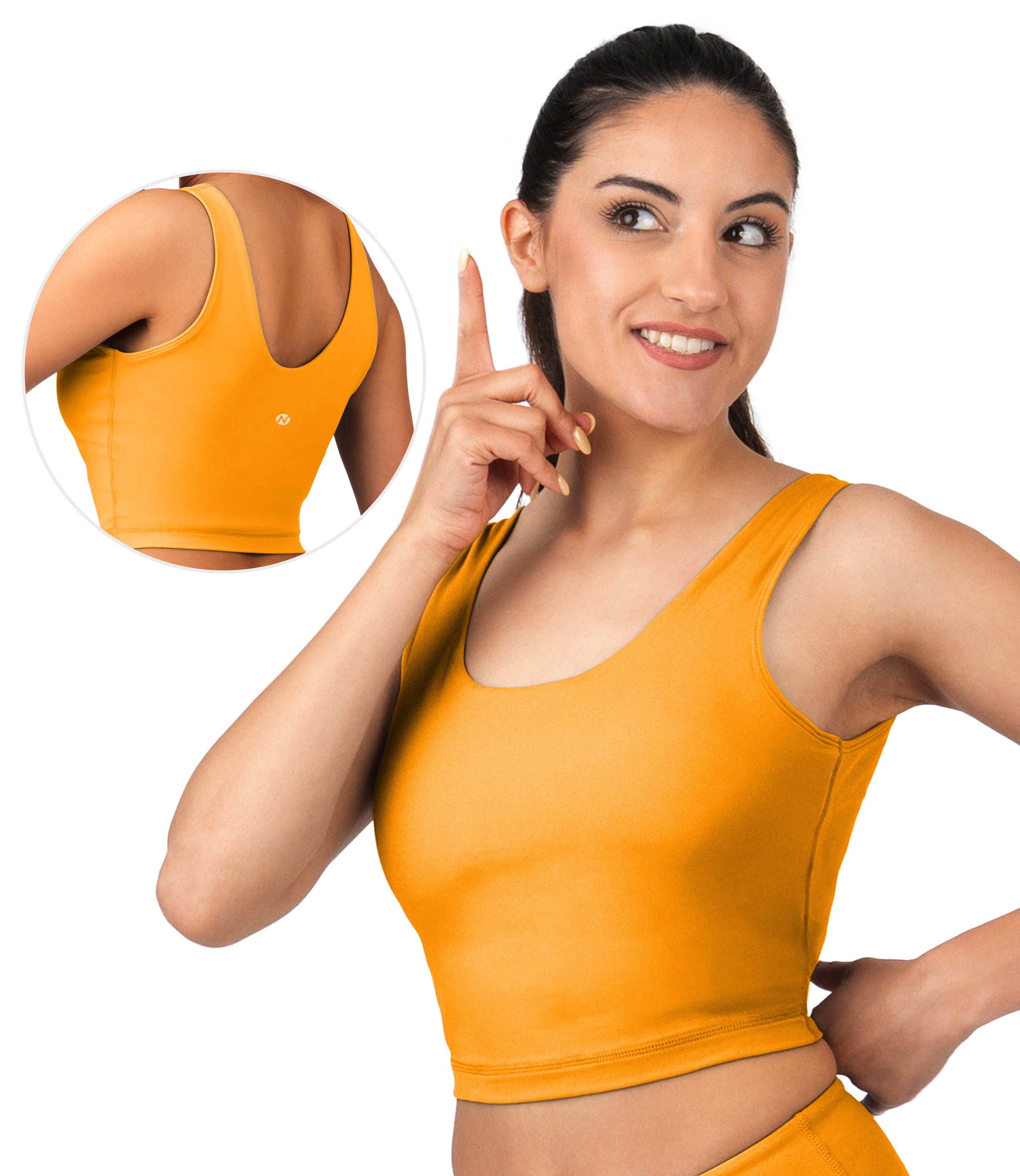NirLUX™ U Back Sports Bra Longline Tank Top for Women