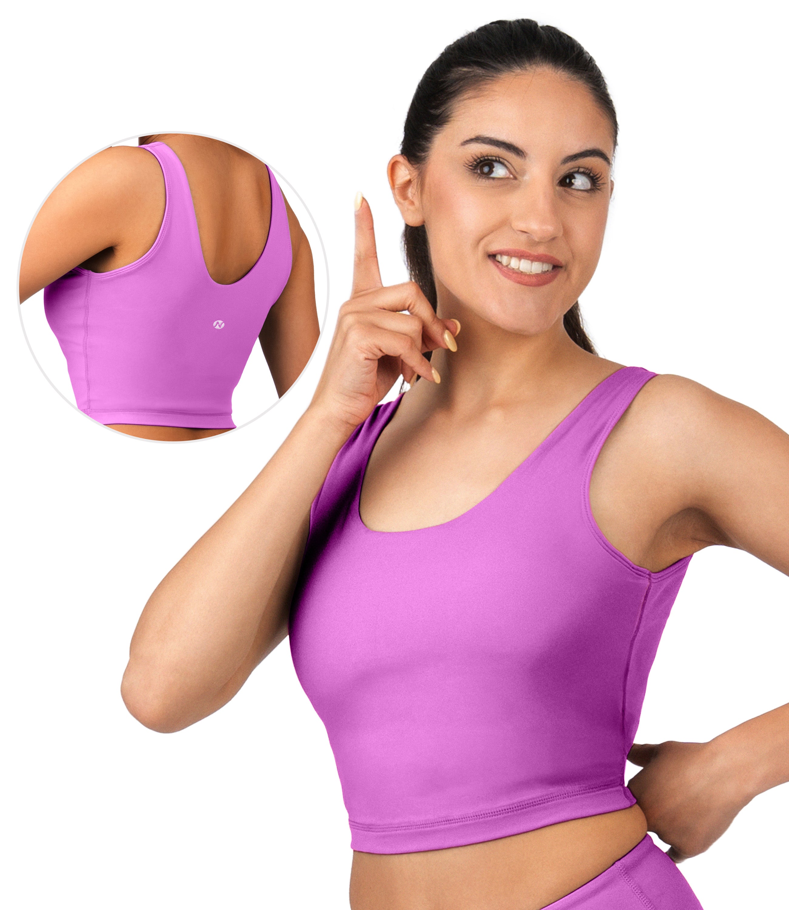 NirLUX™ U Back Sports Bra Longline Tank Top for Women