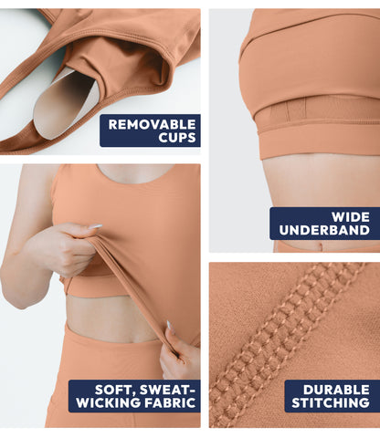 NirLUX™ U Back Sports Bra Longline Tank Top for Women