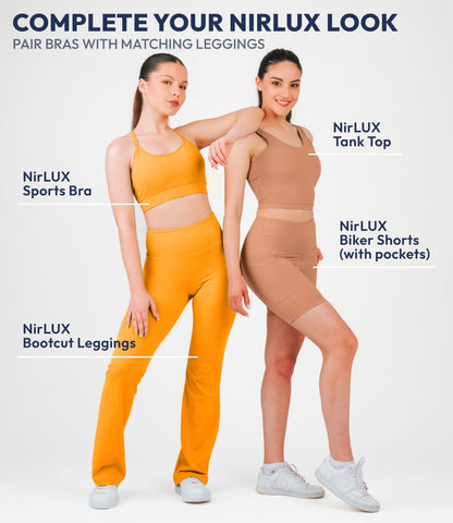 NirLUX™ U Back Sports Bra Longline Tank Top for Women