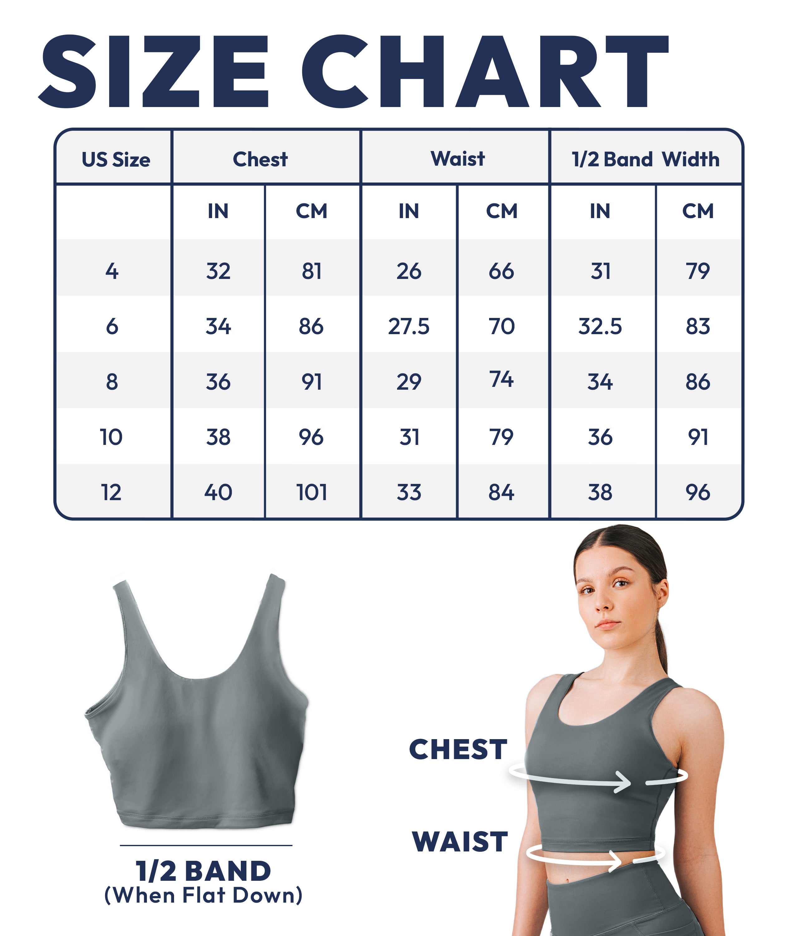 NirLUX™ U Back Sports Bra Longline Tank Top for Women