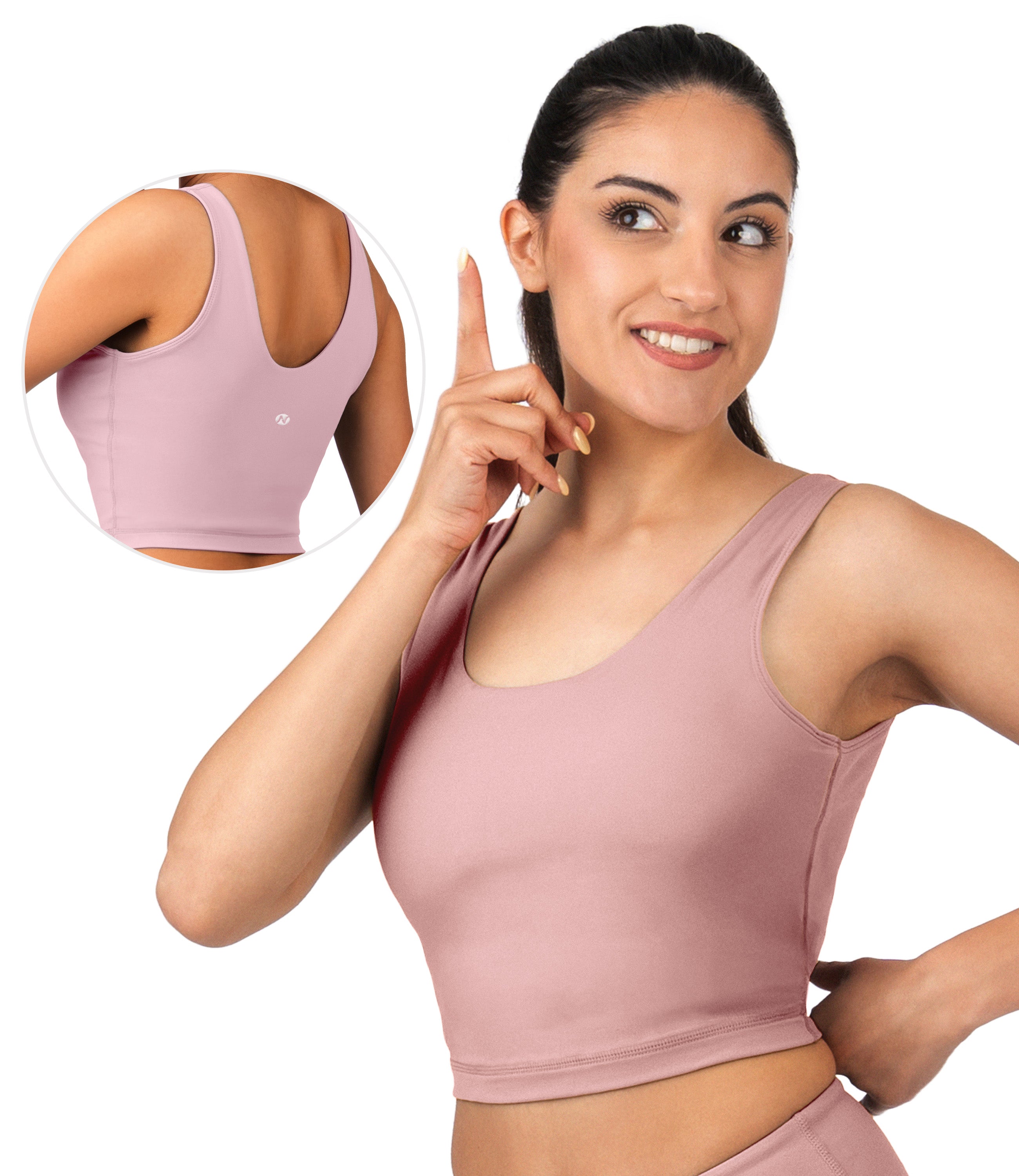 NirLUX™ U Back Sports Bra Longline Tank Top for Women