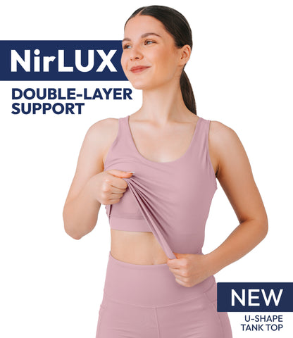 NirLUX™ U Back Sports Bra Longline Tank Top for Women