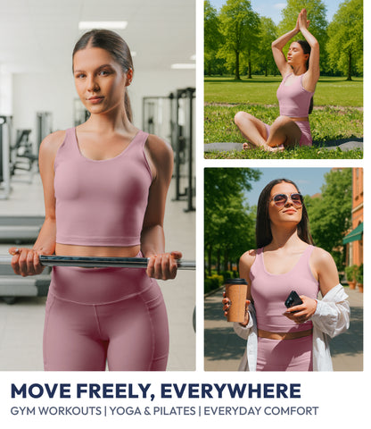NirLUX™ U Back Sports Bra Longline Tank Top for Women