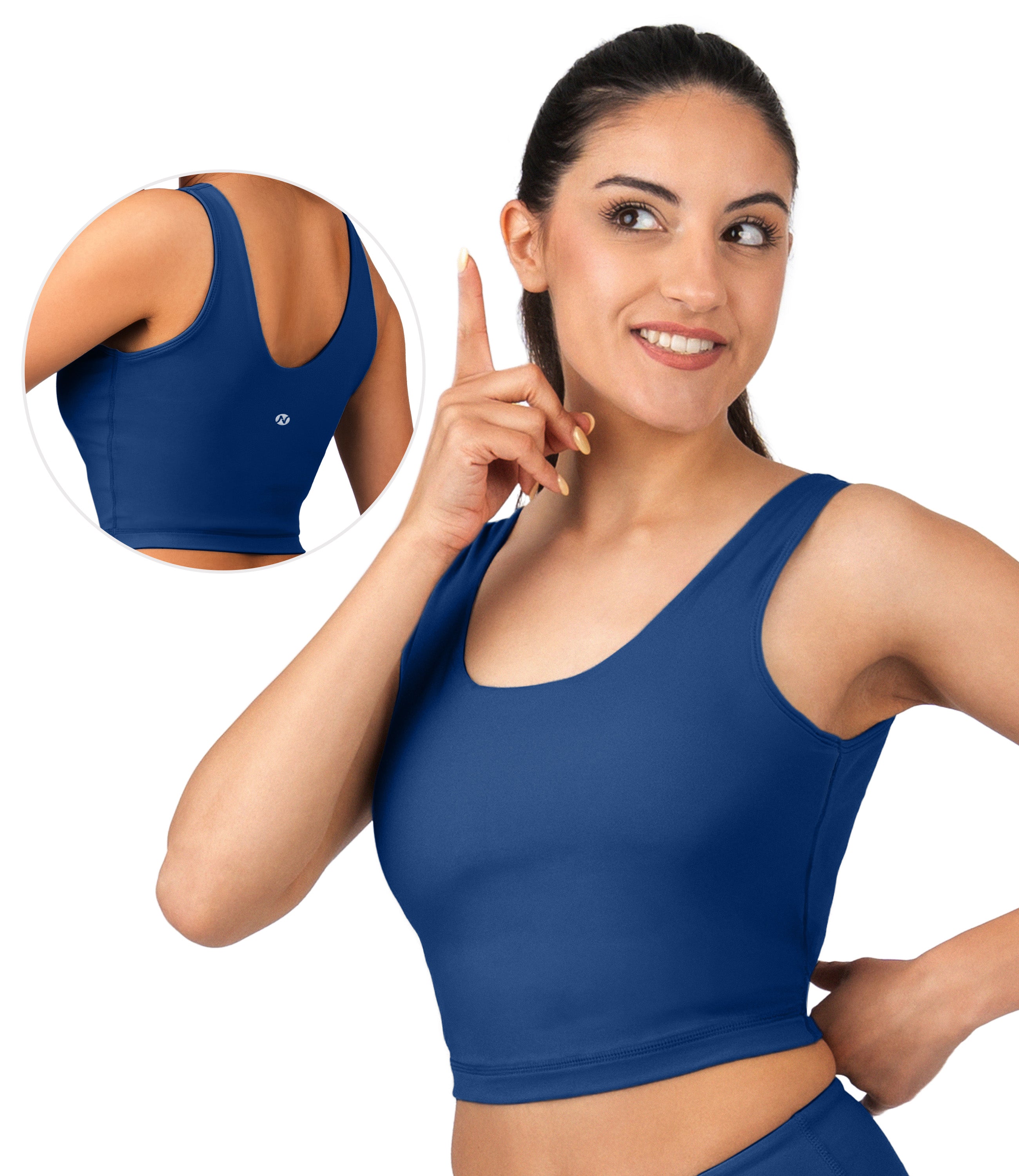 NirLUX™ U Back Sports Bra Longline Tank Top for Women