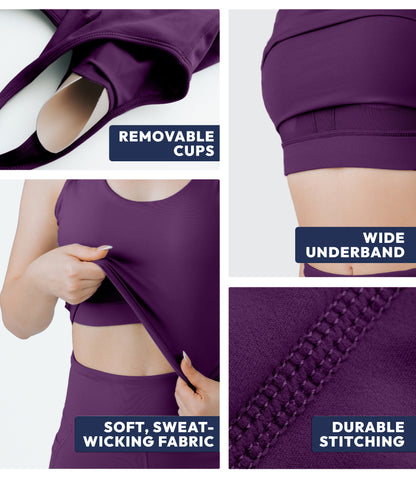 NirLUX™ U Back Sports Bra Longline Tank Top for Women