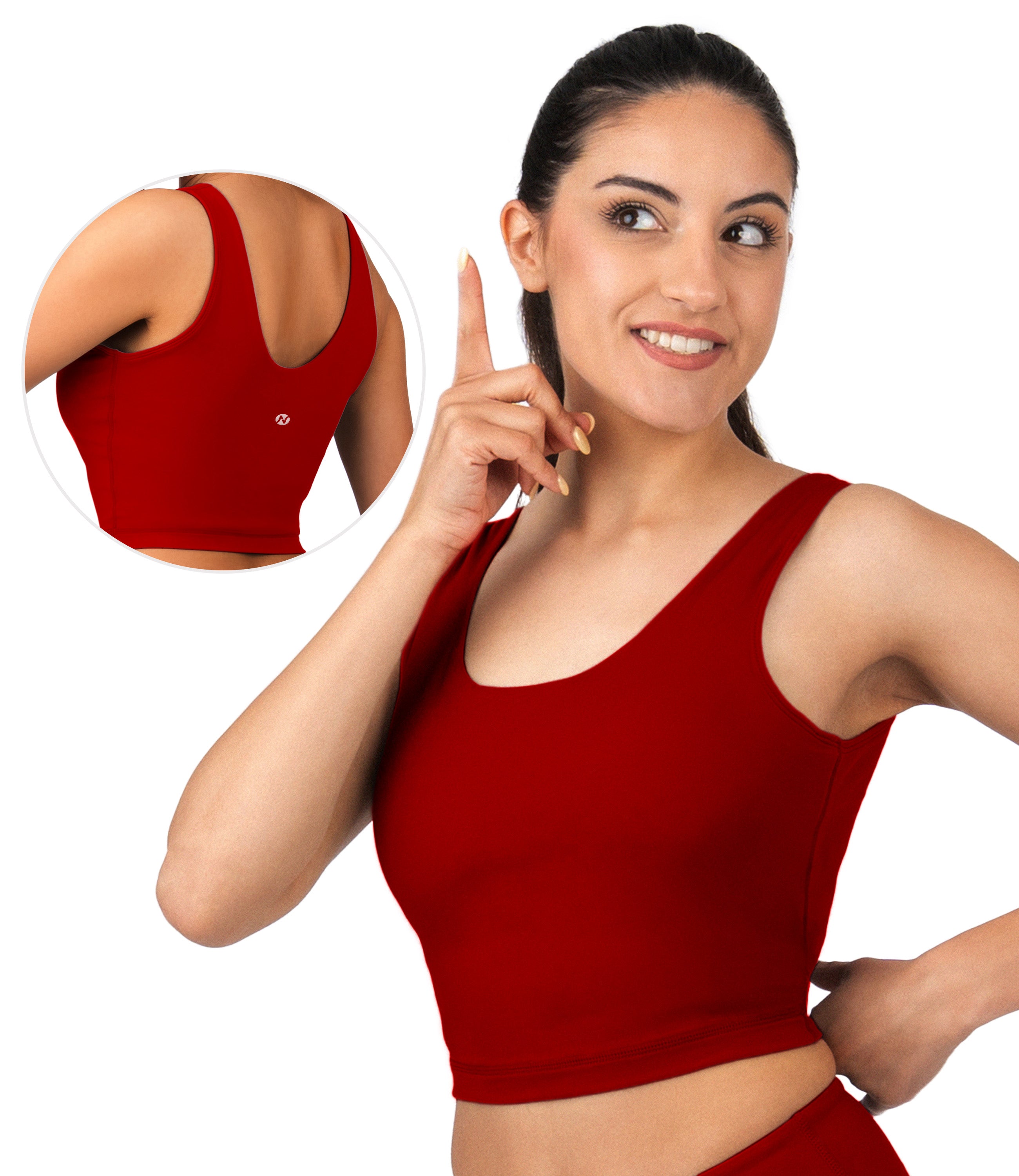 NirLUX™ U Back Sports Bra Longline Tank Top for Women