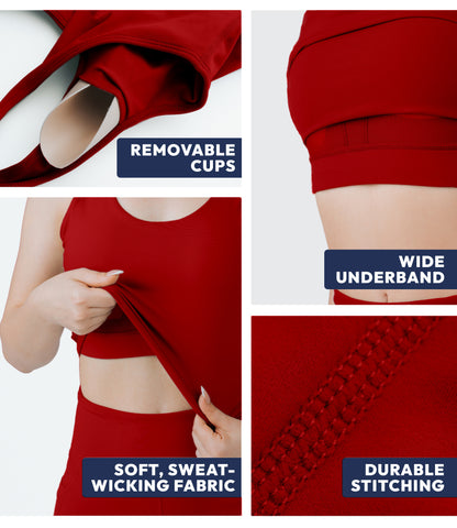 NirLUX™ U Back Sports Bra Longline Tank Top for Women