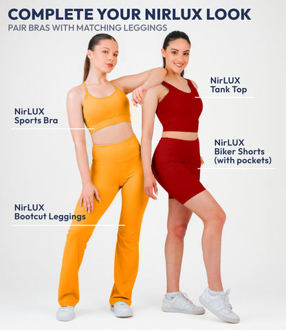 NirLUX™ U Back Sports Bra Longline Tank Top for Women